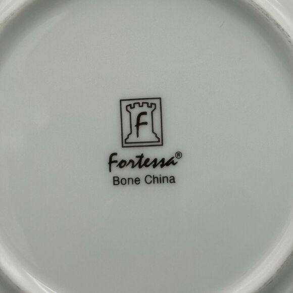 Vtg Fortessa Bone China White Round Bread and Butter Plate 6 1/4" Gourmet Snack - Picture 3 of 4